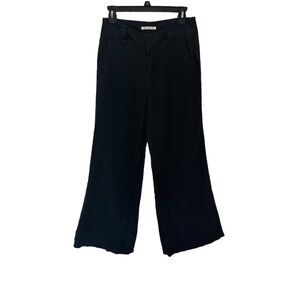 100% Linen wide leg pants size 0-2